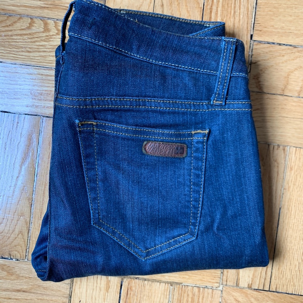 Joes Skinny Blue Jeans Size 28P (hemmed)